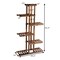 Costway 6 Tier 11 Pots Wooden Plant Flower Display Stand Wood Shelf Storage Rack Garden